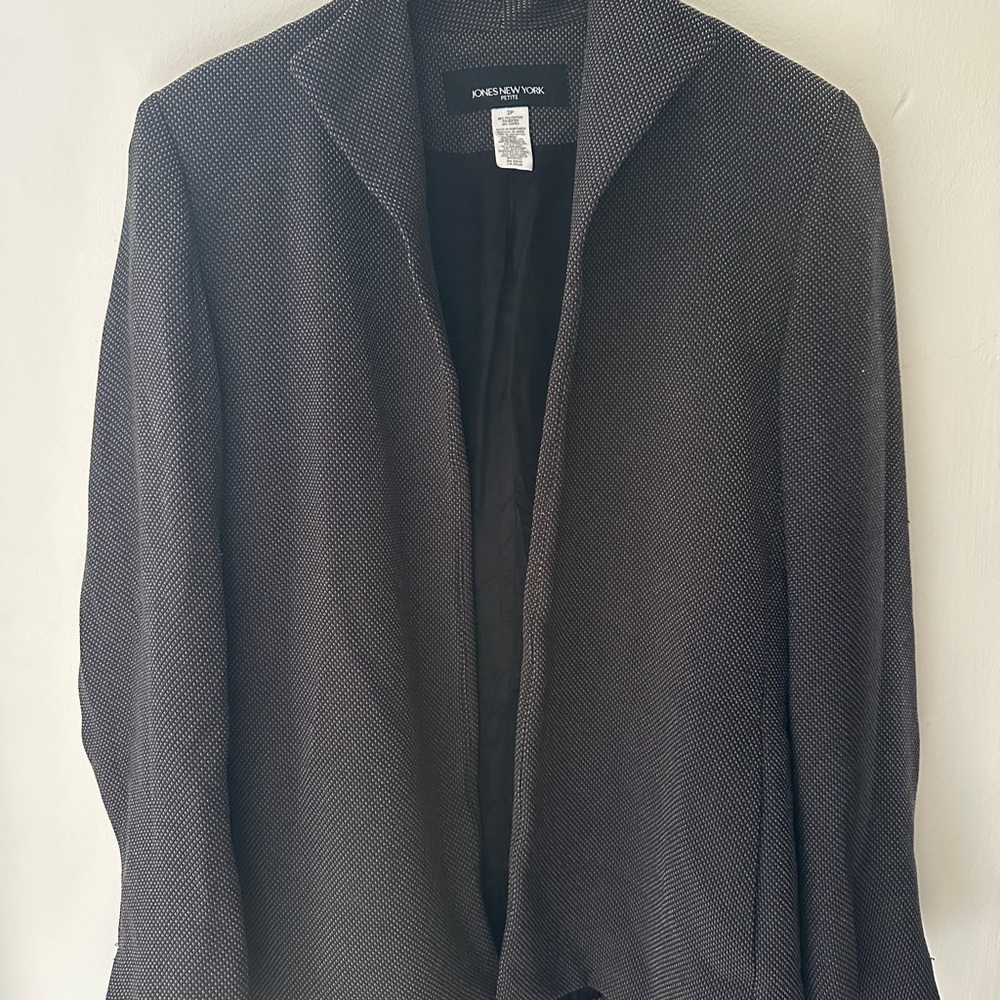 Jones New York Women's Gray Blazer - Picture 2 of 5